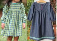 150- دانلود الگو آماده سایزبندی کودک پیراهن دخترانه